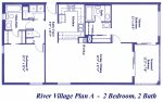 River Village 4-201 Floor Plan